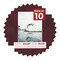 Dark Red Suede Mat Board for 20x28 Frames - Fits 16x24 Photos